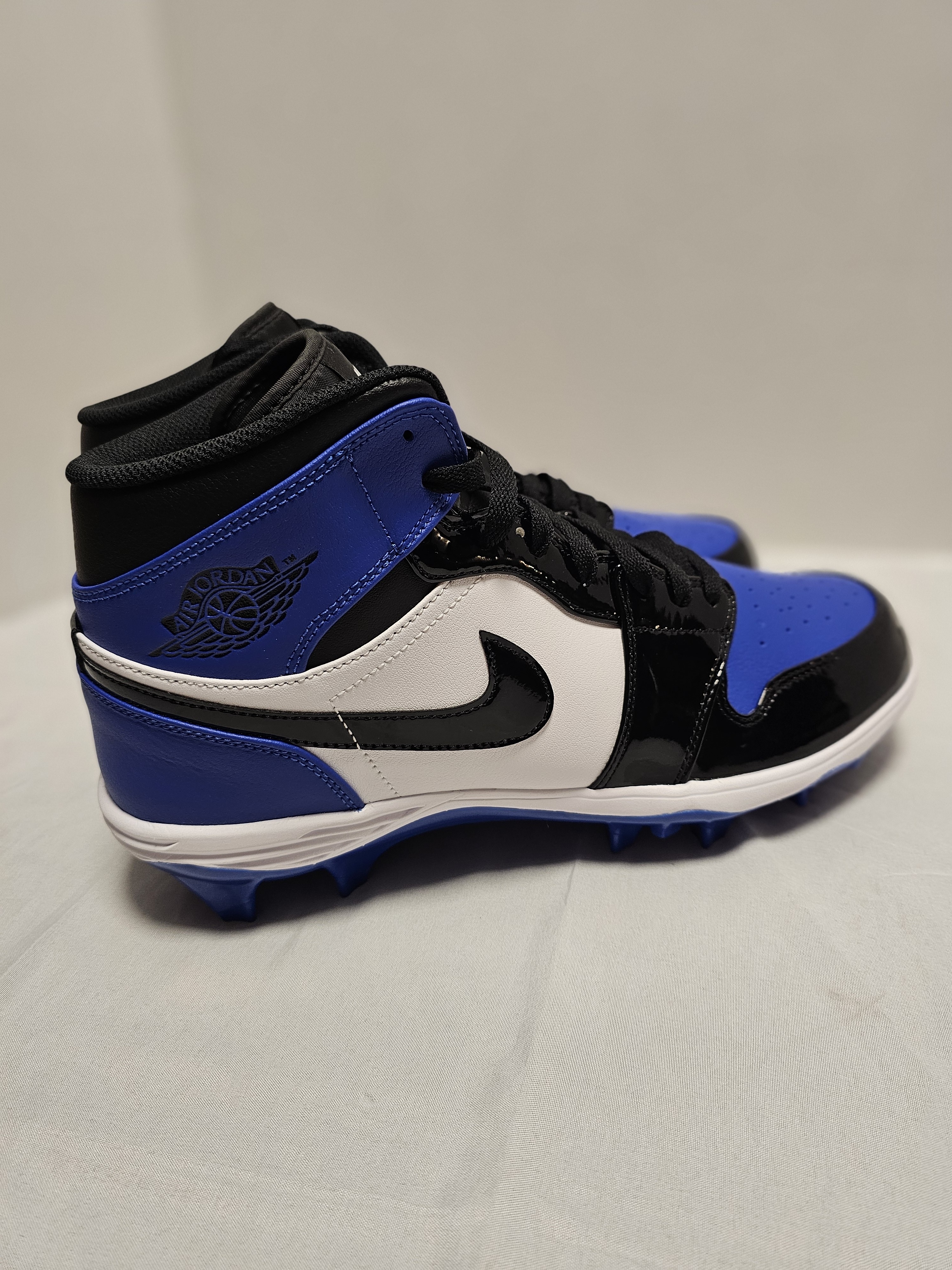 Jordan 1 Mid Td Game Royal Football Cleats Fj6805-401 Blue Mens Size 12